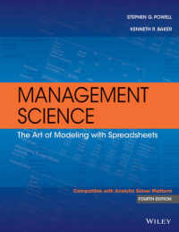 Management Science : The Art of Modeling with Spreadsheets （4TH）