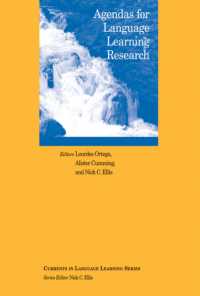 Agendas for Language Learning Research (Currents in Language Learning)