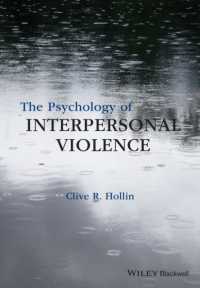 対人暴力の心理学<br>The Psychology of Interpersonal Violence