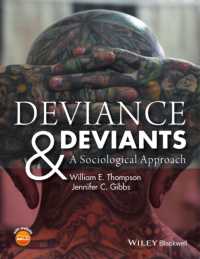 逸脱行動：社会学的アプローチ<br>Deviance & Deviants : A Sociological Approach