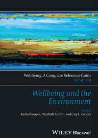 Wellbeing and the Environment (Wellbeing: a Complete Reference Guide)
