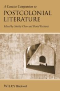 ポストコロニアル文学コンサイス必携<br>A Concise Companion to Postcolonial Literature (Concise Companions to Literature and Culture) （PAP/DOL）