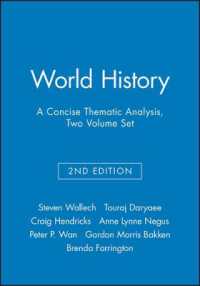 World History, a Concise Thematic Analysis 〈1〉 （Concise）
