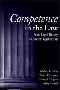 Competence in the Law : From Legal Theory to Clinical Application
