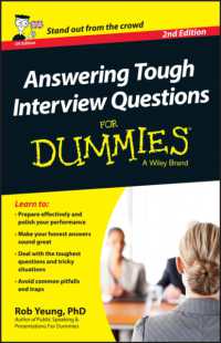 Answering Tough Interview Questions for Dummies (For Dummies) （2ND）
