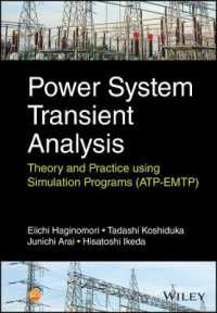電子系統過渡解析：シミュレーション・プログラムを用いた理論と実践<br>Power System Transient Analysis : Theory and Practice Using Simulation Programs (ATP-EMTP)