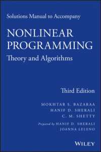 Solutions Manual to Accompany Nonlinear Programming: Theory and Algorithms （3TH）