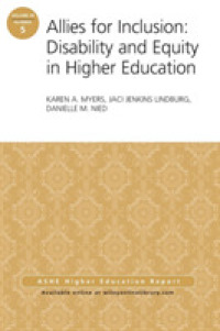 Allies for Inclusion : Disability and Equity in Higher Education (Ashe Eric Higher Education Report Series)