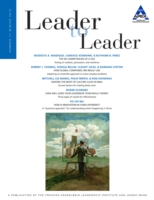 Leader to Leader Winter 2014 (J-b Single Issue Leader to Leader) 〈71〉