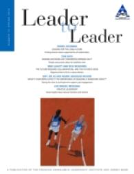 Leader to Leader (Ltl), Spring 2014 (J-b Single Issue Leader to Leader) 〈72〉
