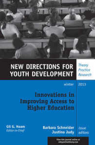 Innovations to Improving Access to Higher Education (New Directions for Youth Development)