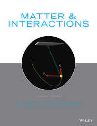 物質と相互作用（テキスト・第４版）※一巻本<br>Matter & Interactions : Modern Mechanics / Electric and Magnetic Interactions 〈1-2〉 （4TH）