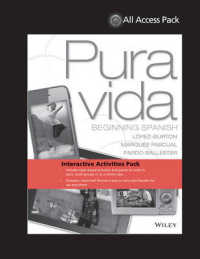 Pura vida 1e Beginning Spanish All Access Pack Print Component