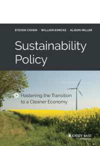 Sustainability Policy : Hastening the Transition to a Cleaner Economy