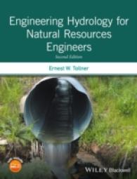 自然資源工学のための工学的水理学（第２版）<br>Engineering Hydrology for Natural Resources Engineers （2 HAR/PSC）