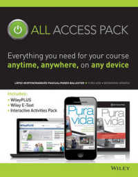 Pura vida : Beginning Spanish 1E All Access Pack (Wiley Plus Products)