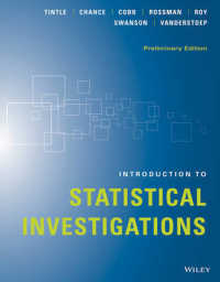 Introduction to Statistical Investigations （PRL）