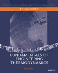 Fundamentals of Engineering Thermodynamics Appendices （8TH）