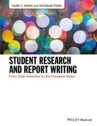 学生のための調査・論文作成法<br>Student Research and Report Writing : From Topic Selection to the Complete Paper