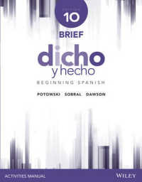 Dicho y hecho : Beginning Spanish Activities Manual