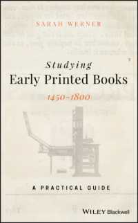 初期英語印刷本研究ハンドブック<br>Studying Early Printed Books, 1450-1800 : A Practical Guide