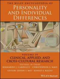 The Wiley Encyclopedia of Personality and Individual Differences, Clinical, Applied, and Cross-Cultural Research (The Wiley Encyclopedia of Personality and Individual Differences)