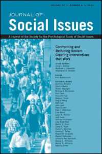 Confronting and Reducing Sexism : Creating Interventions That Work (Journal of Social Issues)