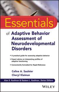 Essentials of Adaptive Behavior Assessment of Neurodevelopmental Disorders (Essentials of Psychological Assessment)