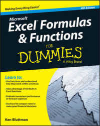 Excel Formulas and Functions for Dummies (For Dummies) （4TH）