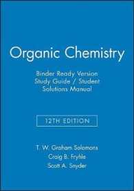 Organic Chemistry， 12e Binder Ready Version Study Guide & Student Solutions Manual