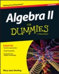 Algebra II for Dummies (For Dummies) （2ND）