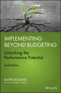 予算管理からパフォーマンスへ（第２版）<br>Implementing Beyond Budgeting : Unlocking the Performance Potential （2ND）