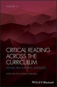 カリキュラム横断的な批判的読解教育　第２巻：社会・自然科学<br>Critical Reading Across the Curriculum, Volume 2 : Social and Natural Sciences