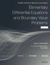 Elementary Differential Equations and Boundary Value Problems, Student Solutions Manual （11TH）
