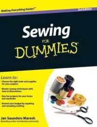 Sewing for Dummies (For Dummies) （3RD）