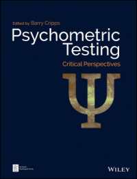 心理テスト：批判的視座<br>Psychometric Testing : Critical Perspectives (Bps Textbooks in Psychology)