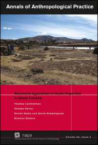 Biocultural Approaches to Health Disparities in Global Contexts (Napa Bulletin)