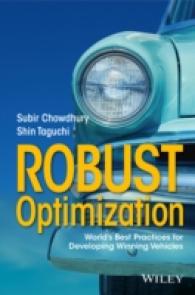 Robust Optimization : World's Best Practices for Developing Winning Vehicles
