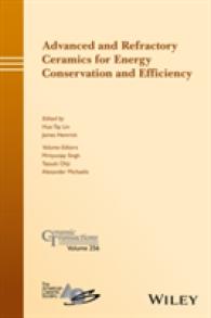 Advanced and Refractory Ceramics for Energy Conservation and Efficiency : A Collection of Papers Presented at Cmcee-11, June 14-19, 2015, Vancouver, B