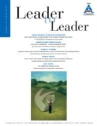 Leader to Leader， Spring 2016 (J-b Single Issue Leader to Leader)