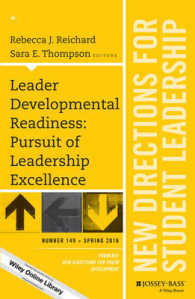 Leader Developmental Readiness : Pursuit of Leadership Excellence (New Directions for Student Leadership)
