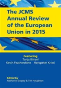 JCMS Annual Review of the European Union in 2015 (Journal of Common Market Studies)