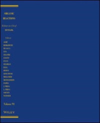 Organic Reactions, Volume 94 (Organic Reactions)