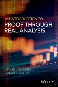 解析学による証明法入門<br>An Introduction to Proof through Real Analysis