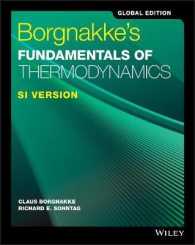 熱力学の基礎（グローバル版テキスト）<br>Borgnakke's Fundamentals of Thermodynamics, Global Edition SI Version （9TH）