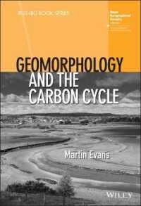 地形学と炭素循環<br>Geomorphology and the Carbon Cycle (Rgs-ibg Book Series)