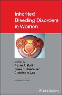 女性の遺伝性血液疾患（第２版）<br>Inherited Bleeding Disorders in Women （2ND）