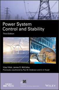 電力系統の制御と安定性（第３版）<br>Power System Control and Stability (Ieee Press Series on Power and Energy Systems) （3RD）