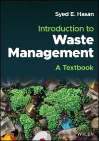 廃棄物処理入門（テキスト）<br>Introduction to Waste Management : A Textbook