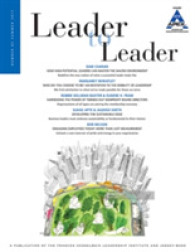 Leader to Leader : Summer 2017 (J-b Single Issue Leader to Leader)